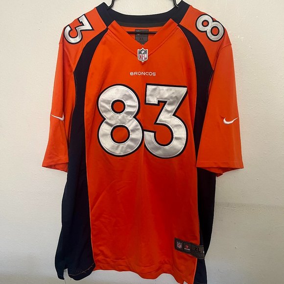 Wes Welker #83 Denver Broncos Super Bowl Nike Jersey XL - Picture 2 of 10